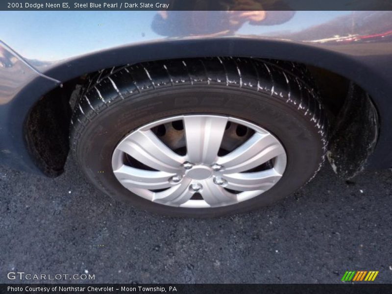 Steel Blue Pearl / Dark Slate Gray 2001 Dodge Neon ES