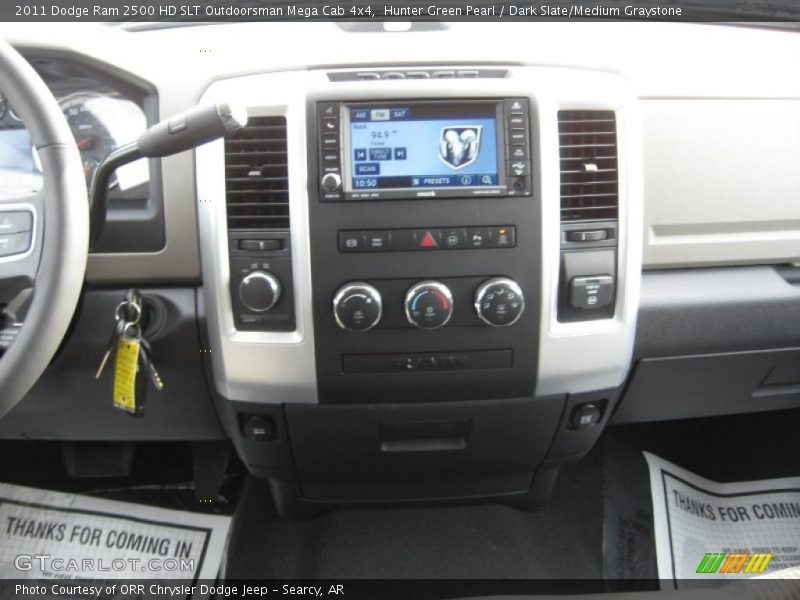 Hunter Green Pearl / Dark Slate/Medium Graystone 2011 Dodge Ram 2500 HD SLT Outdoorsman Mega Cab 4x4