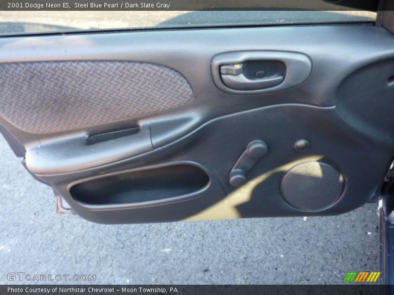 Steel Blue Pearl / Dark Slate Gray 2001 Dodge Neon ES