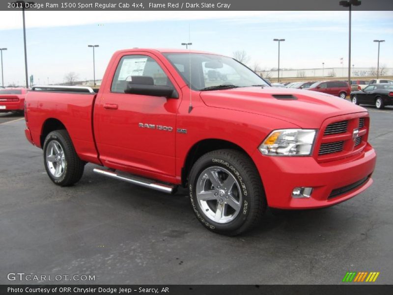 Front 3/4 View of 2011 Ram 1500 Sport Regular Cab 4x4