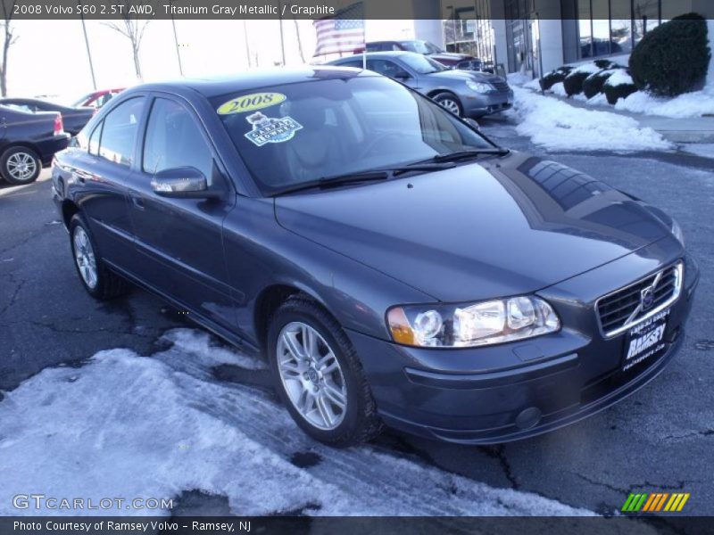 Titanium Gray Metallic / Graphite 2008 Volvo S60 2.5T AWD
