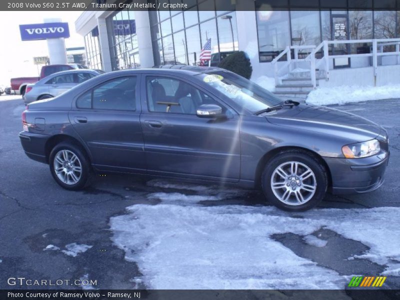 Titanium Gray Metallic / Graphite 2008 Volvo S60 2.5T AWD
