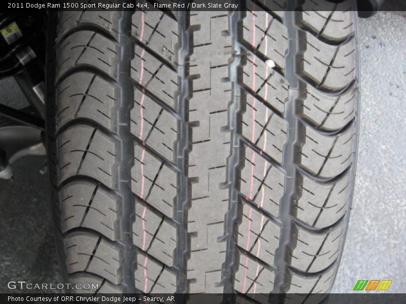 Flame Red / Dark Slate Gray 2011 Dodge Ram 1500 Sport Regular Cab 4x4