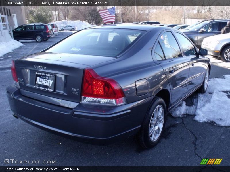 Titanium Gray Metallic / Graphite 2008 Volvo S60 2.5T AWD