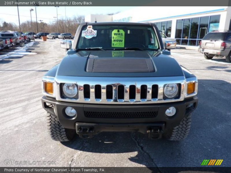 Slate Blue Metallic / Ebony Black 2007 Hummer H3