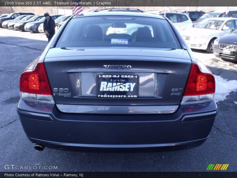 Titanium Gray Metallic / Graphite 2008 Volvo S60 2.5T AWD