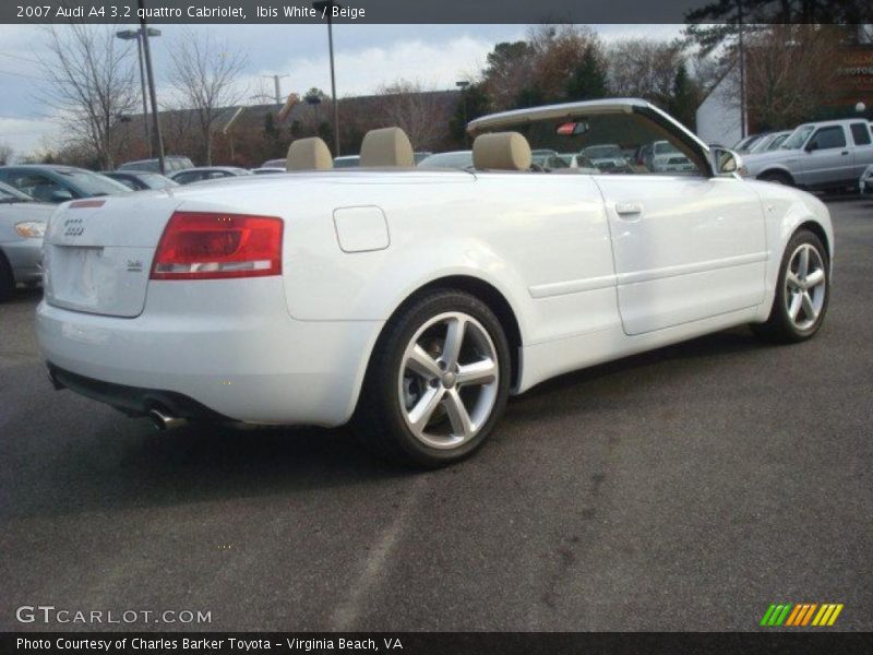 Ibis White / Beige 2007 Audi A4 3.2 quattro Cabriolet