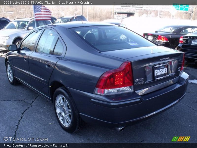 Titanium Gray Metallic / Graphite 2008 Volvo S60 2.5T AWD