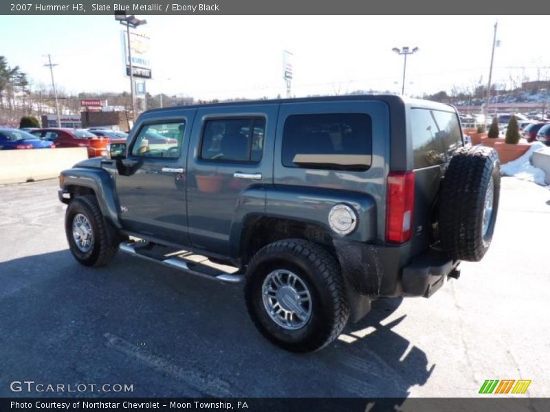 Slate Blue Metallic / Ebony Black 2007 Hummer H3