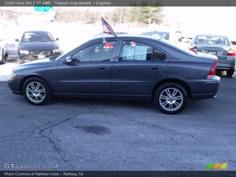 Titanium Gray Metallic / Graphite 2008 Volvo S60 2.5T AWD