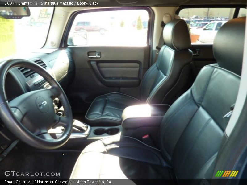 Slate Blue Metallic / Ebony Black 2007 Hummer H3