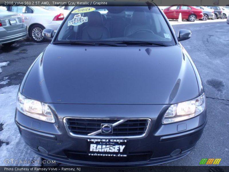 Titanium Gray Metallic / Graphite 2008 Volvo S60 2.5T AWD