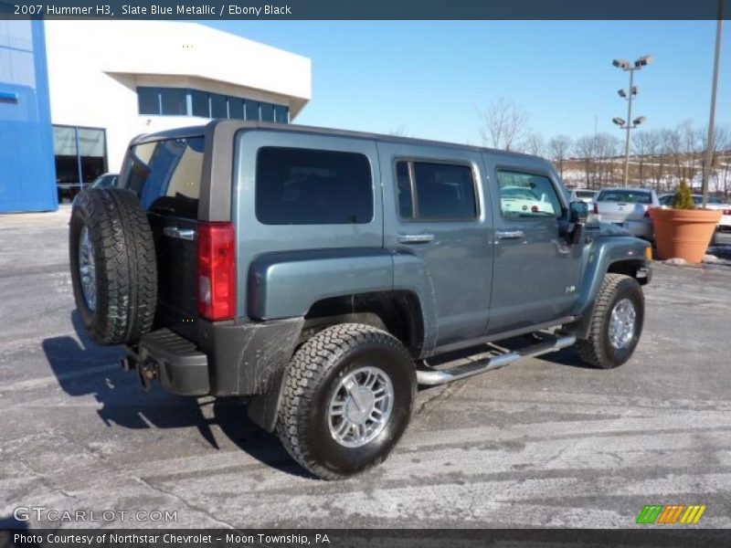 Slate Blue Metallic / Ebony Black 2007 Hummer H3