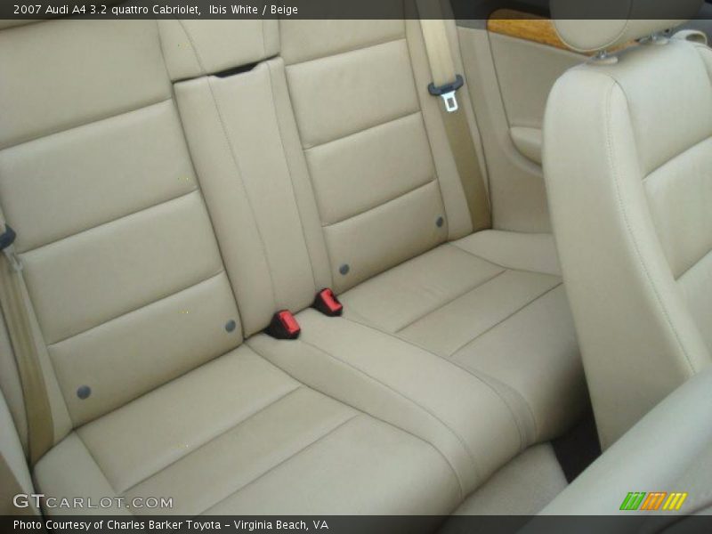 Ibis White / Beige 2007 Audi A4 3.2 quattro Cabriolet
