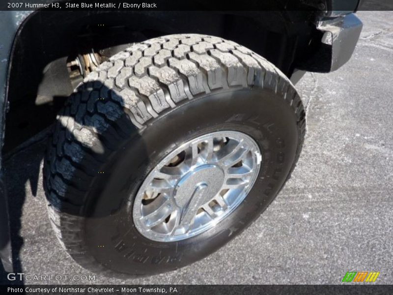 Slate Blue Metallic / Ebony Black 2007 Hummer H3