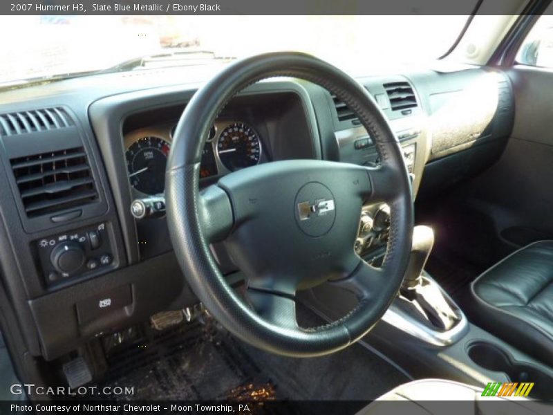 Slate Blue Metallic / Ebony Black 2007 Hummer H3