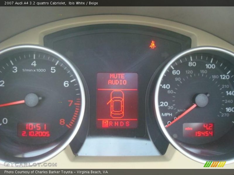 Ibis White / Beige 2007 Audi A4 3.2 quattro Cabriolet