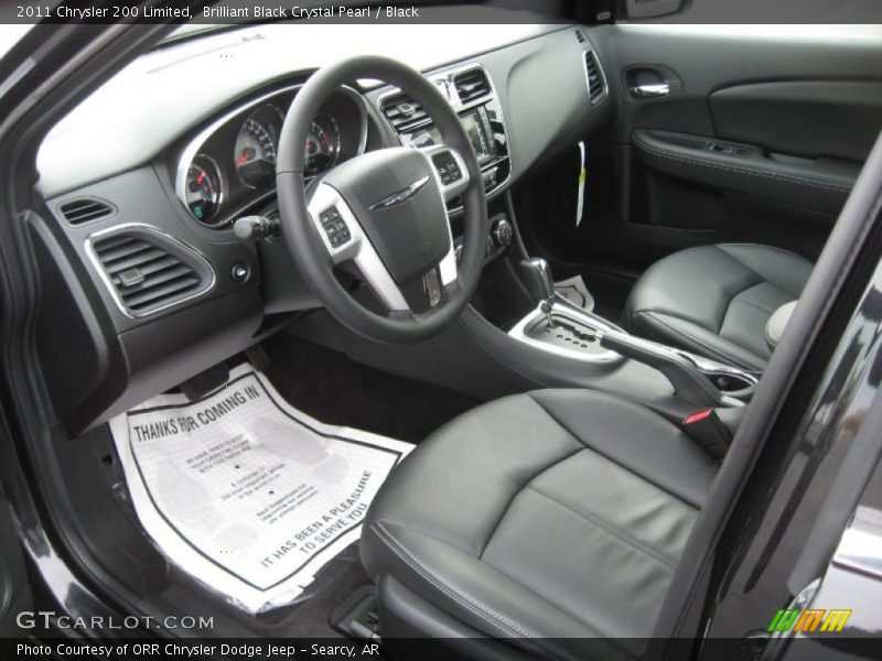 Black Interior - 2011 200 Limited 