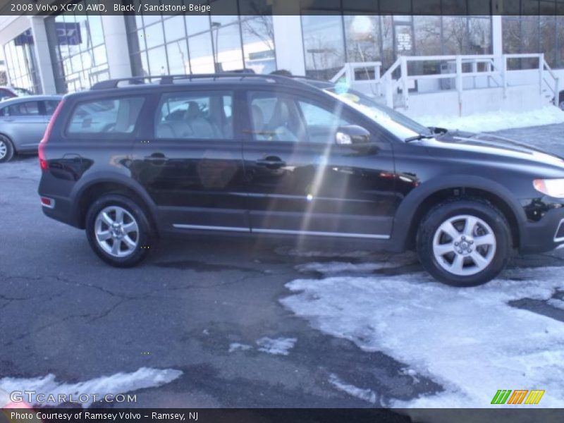 Black / Sandstone Beige 2008 Volvo XC70 AWD