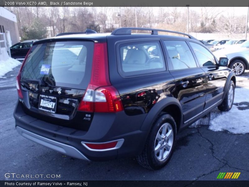Black / Sandstone Beige 2008 Volvo XC70 AWD