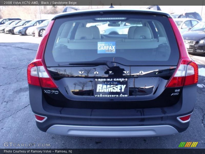 Black / Sandstone Beige 2008 Volvo XC70 AWD