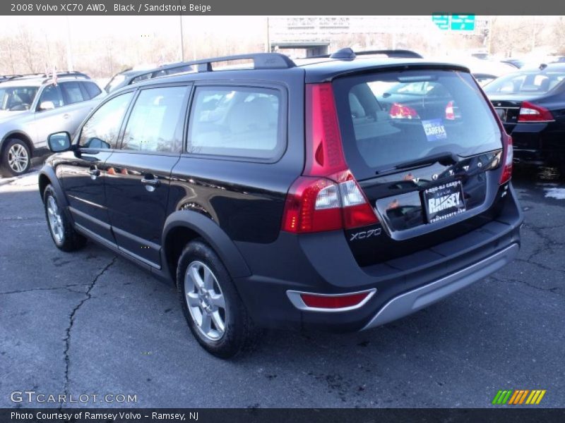 Black / Sandstone Beige 2008 Volvo XC70 AWD