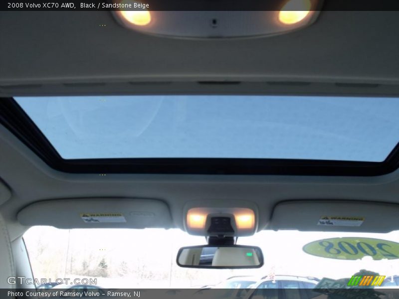 Black / Sandstone Beige 2008 Volvo XC70 AWD