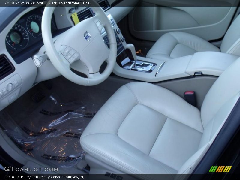 Black / Sandstone Beige 2008 Volvo XC70 AWD