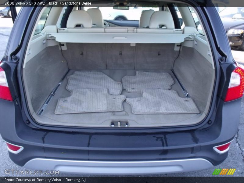 Black / Sandstone Beige 2008 Volvo XC70 AWD