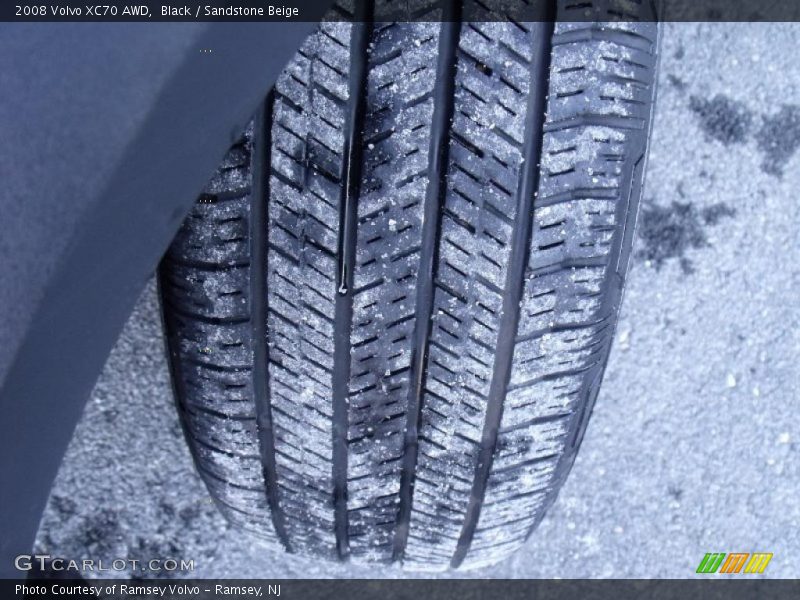 Black / Sandstone Beige 2008 Volvo XC70 AWD