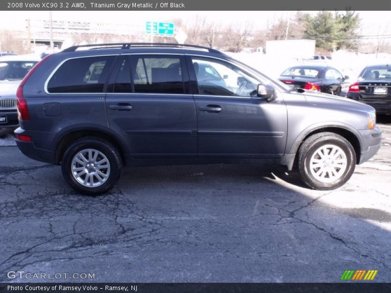 Titanium Gray Metallic / Off Black 2008 Volvo XC90 3.2 AWD