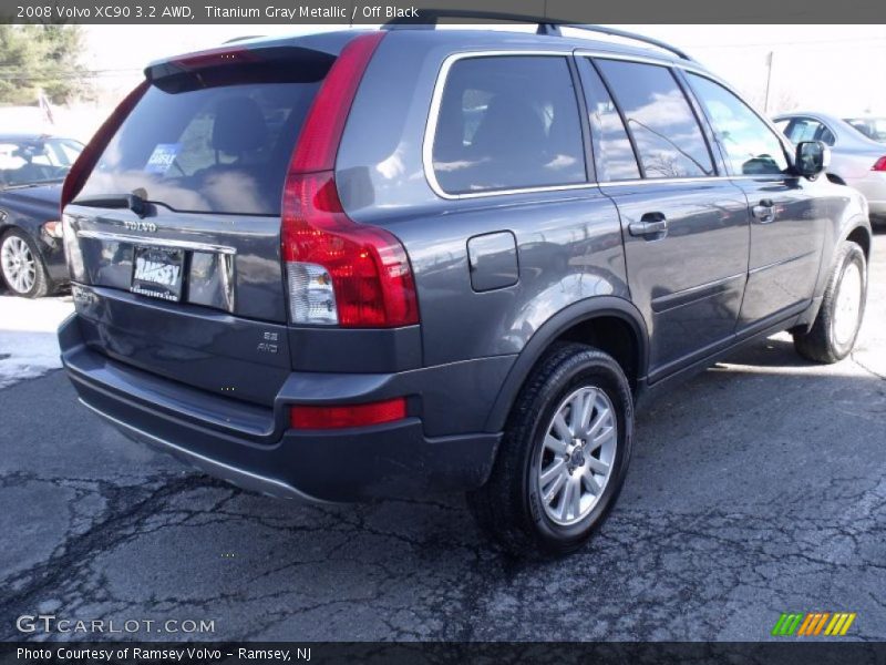 Titanium Gray Metallic / Off Black 2008 Volvo XC90 3.2 AWD