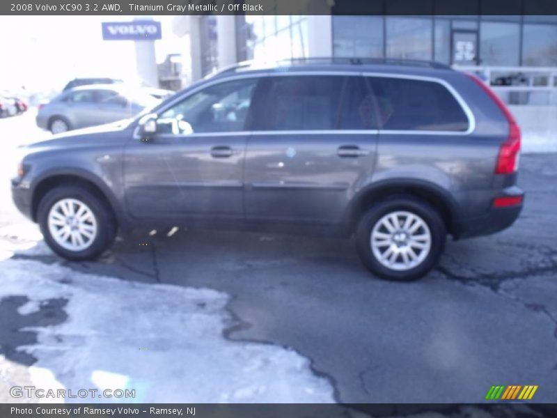 Titanium Gray Metallic / Off Black 2008 Volvo XC90 3.2 AWD
