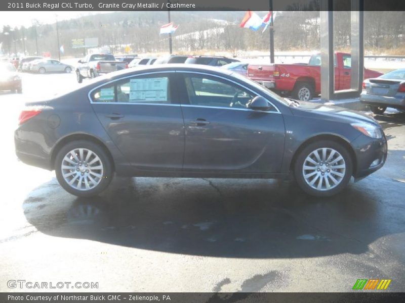 Granite Gray Metallic / Cashmere 2011 Buick Regal CXL Turbo