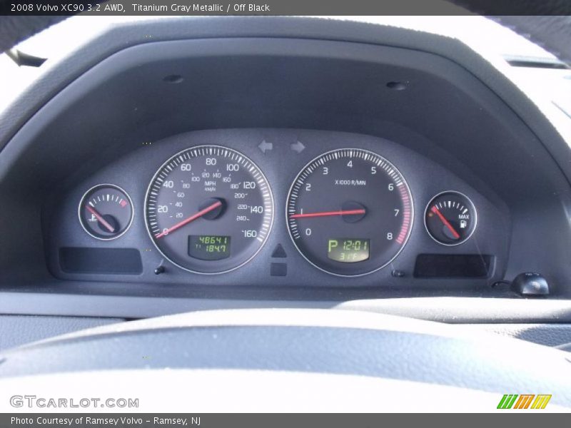 Titanium Gray Metallic / Off Black 2008 Volvo XC90 3.2 AWD