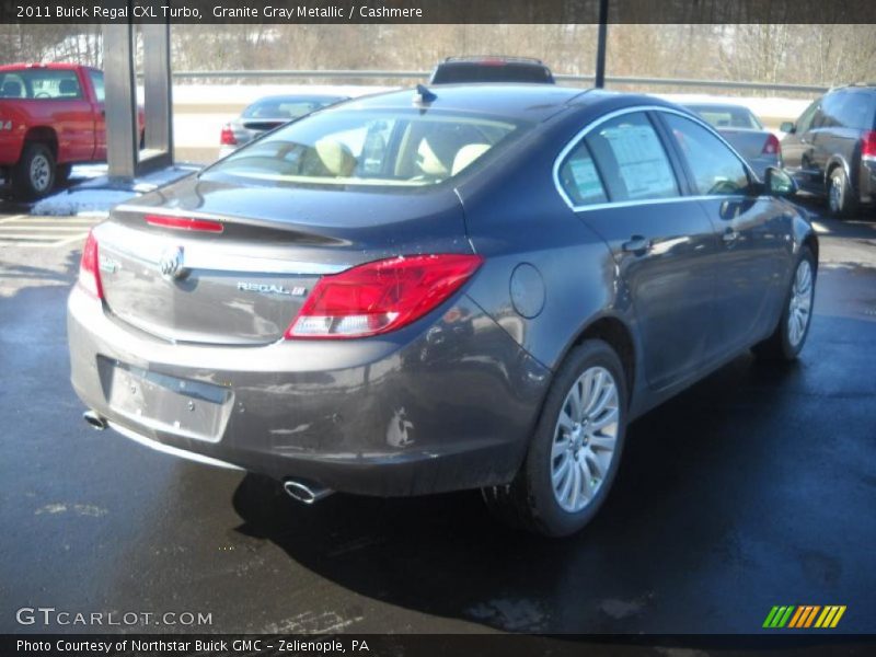 Granite Gray Metallic / Cashmere 2011 Buick Regal CXL Turbo