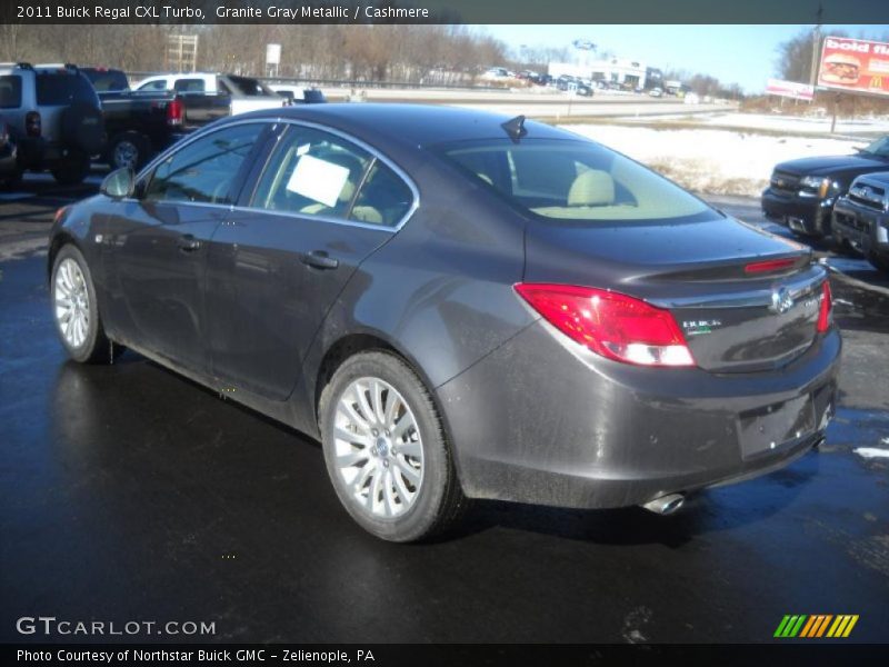 Granite Gray Metallic / Cashmere 2011 Buick Regal CXL Turbo