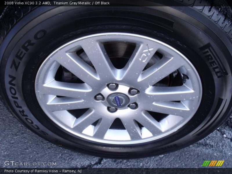 Titanium Gray Metallic / Off Black 2008 Volvo XC90 3.2 AWD