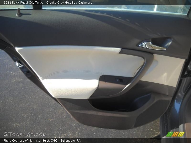 Granite Gray Metallic / Cashmere 2011 Buick Regal CXL Turbo