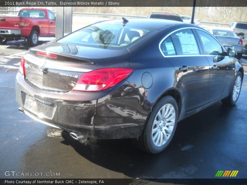 Espresso Bronze Metallic / Ebony 2011 Buick Regal CXL Turbo