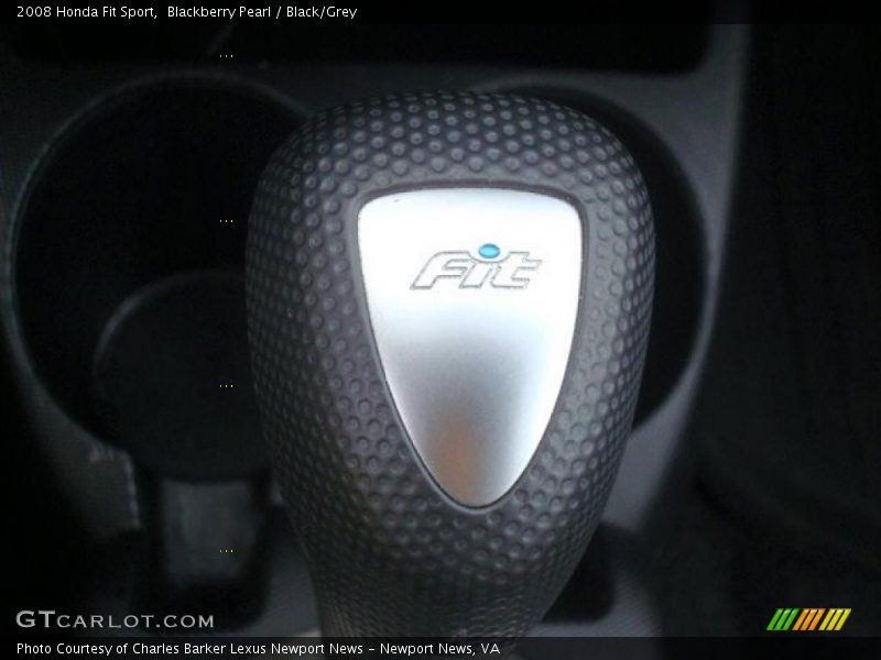 Blackberry Pearl / Black/Grey 2008 Honda Fit Sport