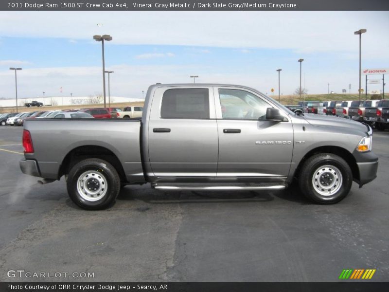 Mineral Gray Metallic / Dark Slate Gray/Medium Graystone 2011 Dodge Ram 1500 ST Crew Cab 4x4