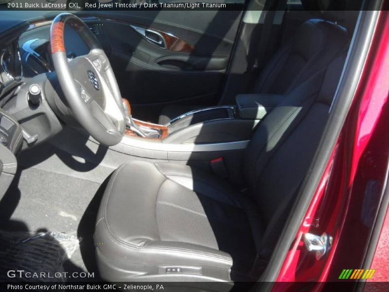 Red Jewel Tintcoat / Dark Titanium/Light Titanium 2011 Buick LaCrosse CXL