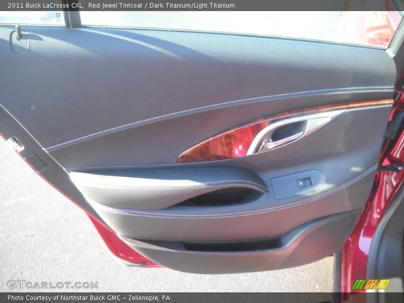Red Jewel Tintcoat / Dark Titanium/Light Titanium 2011 Buick LaCrosse CXL