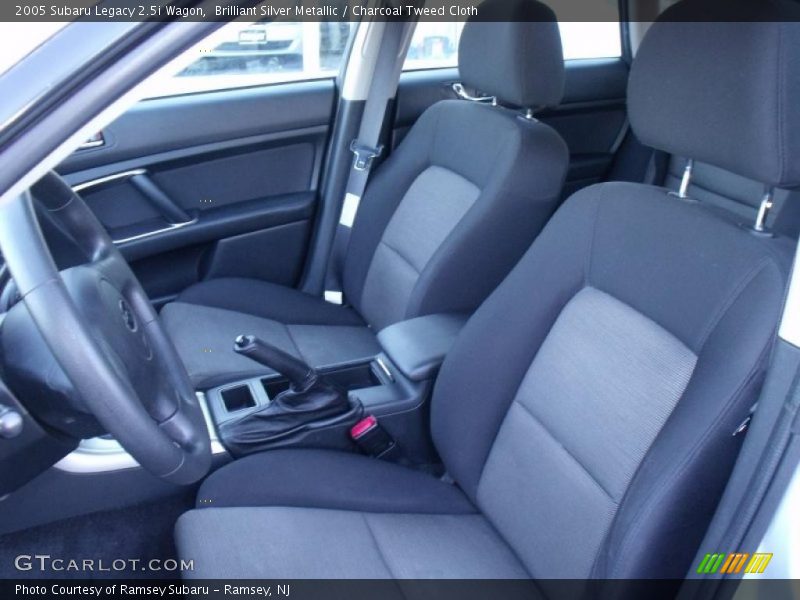  2005 Legacy 2.5i Wagon Charcoal Tweed Cloth Interior