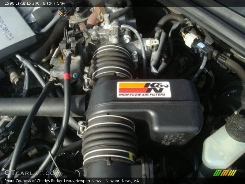 Black / Gray 1998 Lexus ES 300