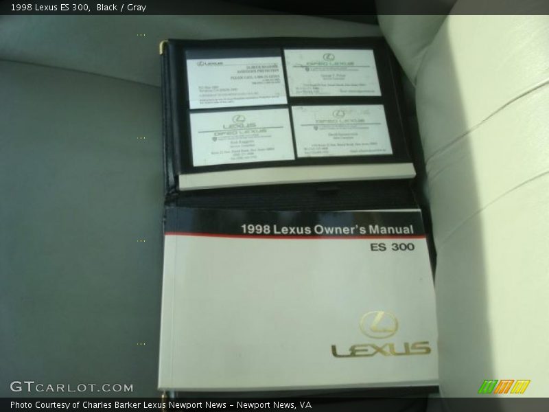 Black / Gray 1998 Lexus ES 300
