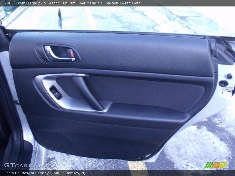 Brilliant Silver Metallic / Charcoal Tweed Cloth 2005 Subaru Legacy 2.5i Wagon