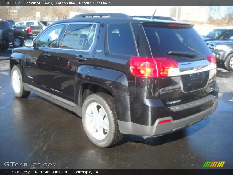 Carbon Black Metallic / Jet Black 2011 GMC Terrain SLT AWD