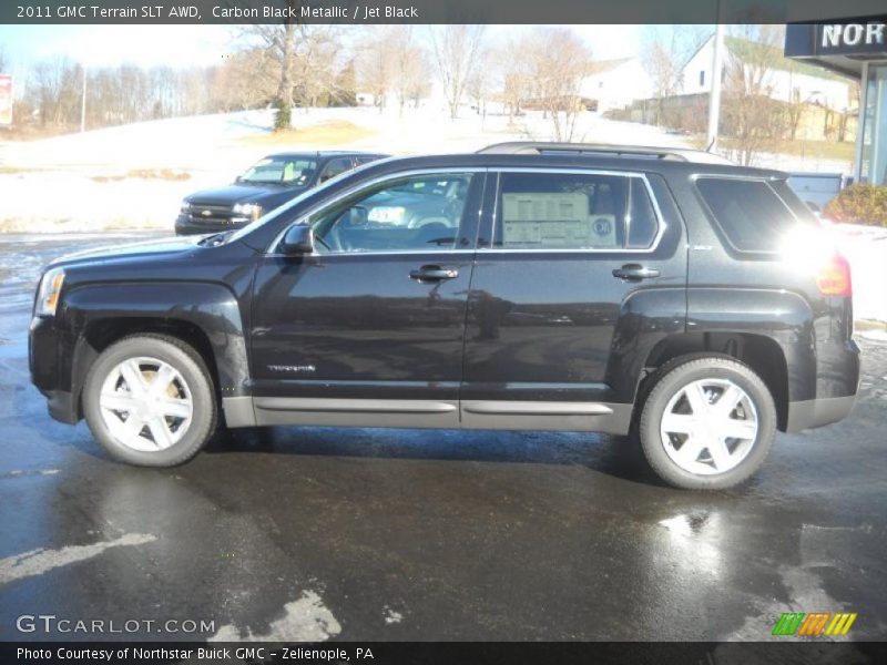 Carbon Black Metallic / Jet Black 2011 GMC Terrain SLT AWD